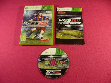PES Pro evolution Soccer 2011 Xbox 360 PAL Nordisk Utgåva