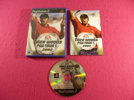 Tiger Woods PGA Tour 2002 PS2 Playstation 2 PAL Svensksålt