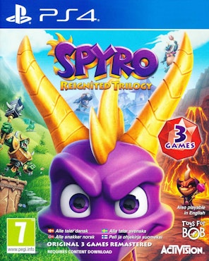 (Nytt) Spyro Reignited Trilogy PS4 Playstation 4 Svenskt Språk