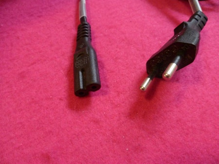 Elkabel / Strömsladd PS2 Xbox 2 pin