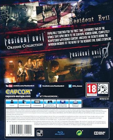 (Nytt) Resident Evil Origins Collection PS4 Playstation 4