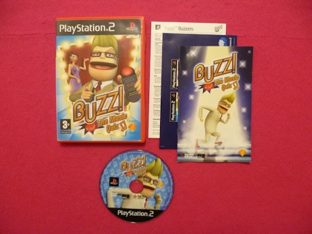 Buzz! The Music Quiz PS2 Playstation 2 PAL