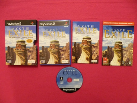Myst III / 3 Exile - Paperback cover PS2 Playstation 2 PAL