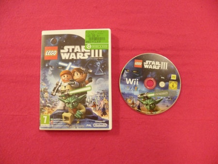 Lego Star Wars 3 - The Clone Wars Nintendo Wii PAL Nordisk Utgåva