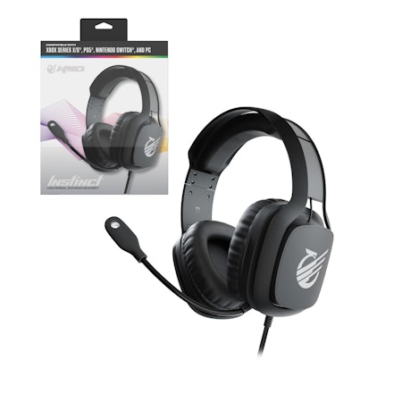 (Nytt) Universal Gaming headset SVART PS5 / Xbox Series / Nintendo Switch / PC