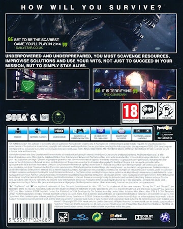 (Nytt) Alien Isolation PS4 Playstation 4