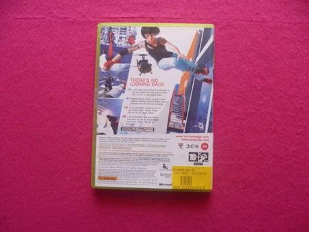 Mirrors Edge Xbox 360 PAL Nordisk Utgåva