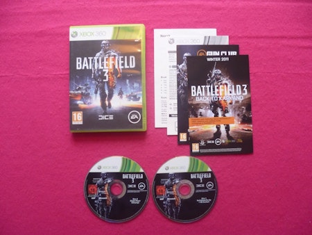 Battlefield 3 Xbox 360 PAL Nordisk Utgåva