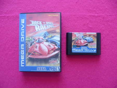 Rock N Roll Racing Sega Mega Drive Svensksålt