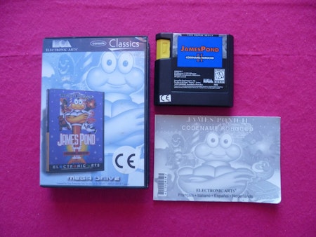 James Pond 2 Classics Sega Mega Drive Svensksålt