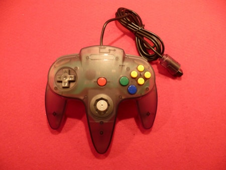 (Nytt) Teknogame Classic Controller: Clear Purple - Nintendo 64