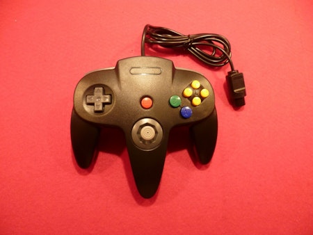 (Nytt) Teknogame Classic Controller: Svart - Nintendo 64