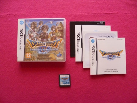Dragon Quest IX Sentinels of the Starry Skies Nintendo DS NDS Svensk Utgåva