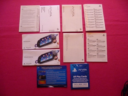 Playstation PS Vita Konsol Wifi Crystal Black PCH-1004 Nordisk Utgåva