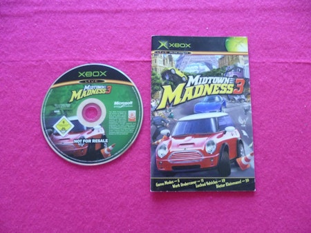 Midtown Madness 3 XBOX PAL ENDAST SKIVA + MANUAL