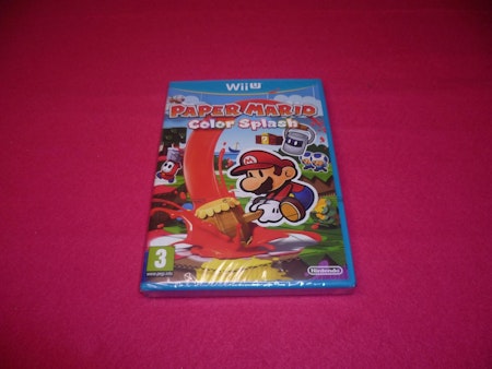 Paper Mario Color Splash Nintendo Wii U INPLASTAD