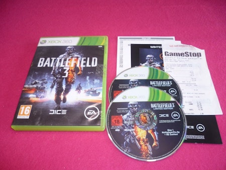 Battlefield 3 Xbox 360 PAL Svensk Utgåva