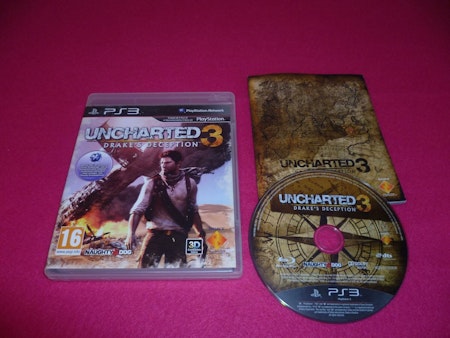 Uncharted 3 Drakes deception PS3 Playstation 3 Svensksålt