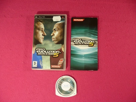 Pro Evolution Soccer 5 PES 5 PSP Nordisk Utgåva
