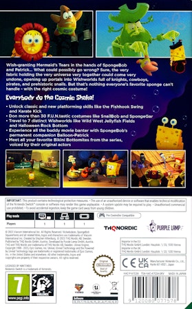 (Nytt) Spongebob Squarepants: The Cosmic Shake - Nintendo Switch
