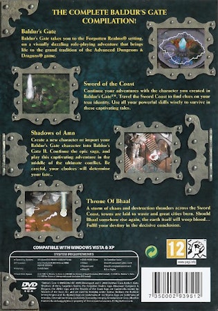 (Nytt) Baldurs Gate 4 in 1 Box Set PC