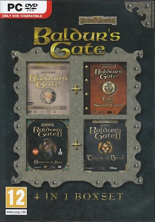 (Nytt) Baldurs Gate 4 in 1 Box Set PC