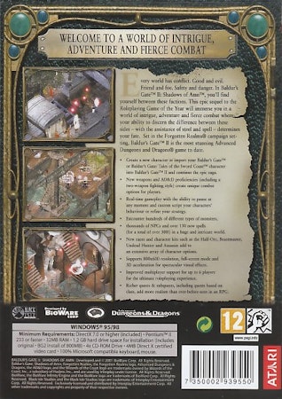(Nytt) Baldurs Gate 2: Shadows of Amn PC