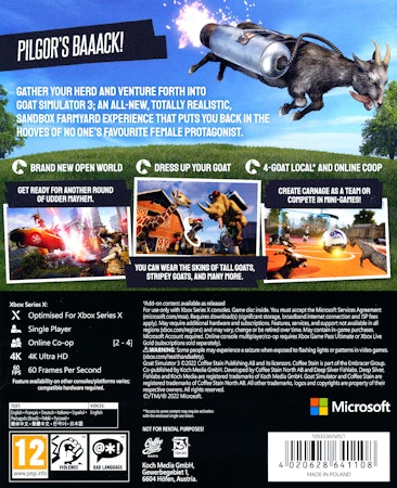 (Nytt) Goat Simulator 3: Pre Udder Edition Xbox Series X