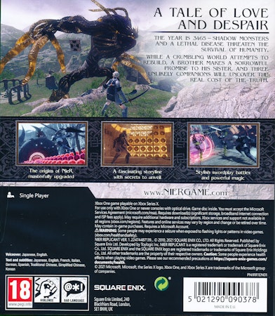 (Nytt) Nier Replicant - Xbox Series X / Xbox One