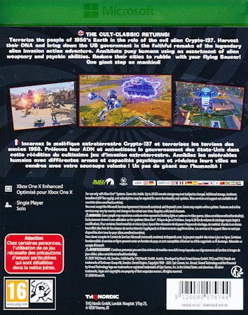 (Nytt) Destroy All Humans - Xbox One
