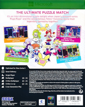 (Nytt) Puyo Puyo Tetris 2 - Xbox Series X / Xbox One