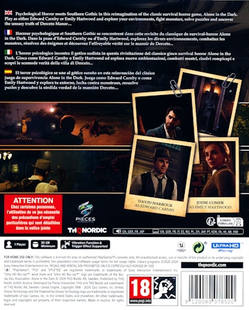 (Nytt) Alone in the Dark PS5 Playstation 5