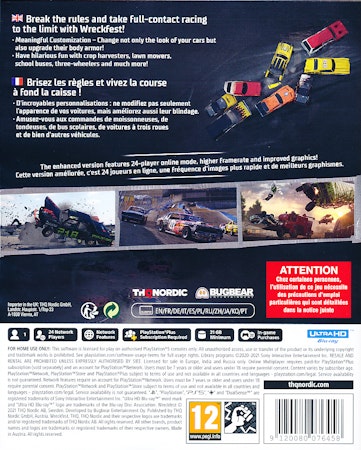 (Nytt) Wreckfest PS5 Playstation 5