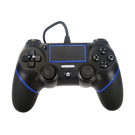 (Nytt) Phantom P4 Wired Controller Svart PS4 Playstation 4