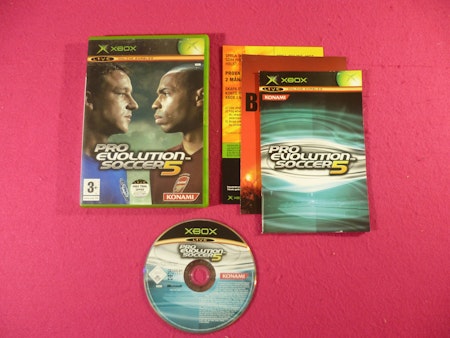 Pro Evolution Soccer 5 XBOX PAL Nordisk Utgåva