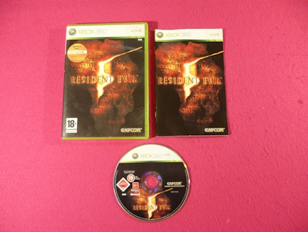 Resident Evil 5 Xbox 360 PAL Nordisk Utgåva