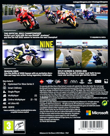 (Nytt) MotoGP 22 - Day one edition Xbox Series X / Xbox One