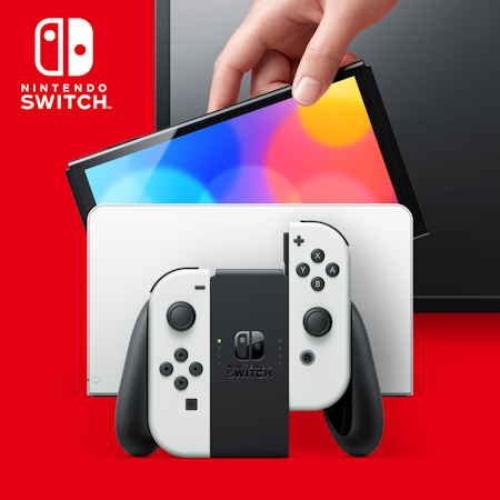 (Nytt) Nintendo Switch OLED - White