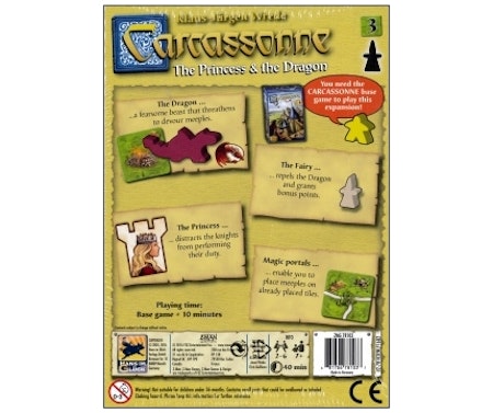 Carcassonne – The Princess and the Dragon (Expansion 3) (ENG)
