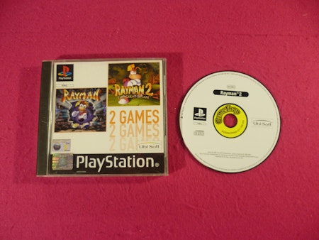 Rayman 2 games (OBS! Endast Rayman 2 medföljer) - PSone Playstation 1 PAL