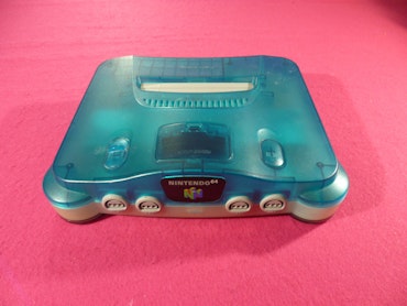 Nintendo 64 Konsol Clear Blue / White inkl. Handkontroll