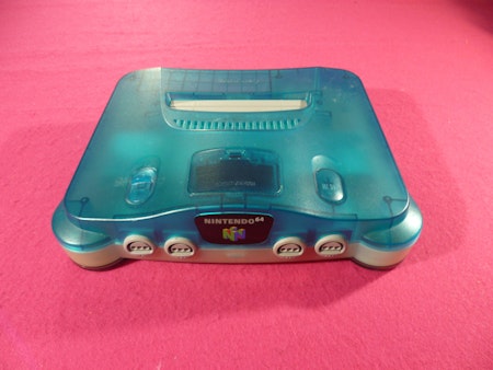 Nintendo 64 Konsol Clear Blue / White inkl. Handkontroll
