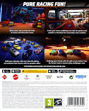 (Nytt) Hot Wheels Unleashed - PS5 Playstation 5