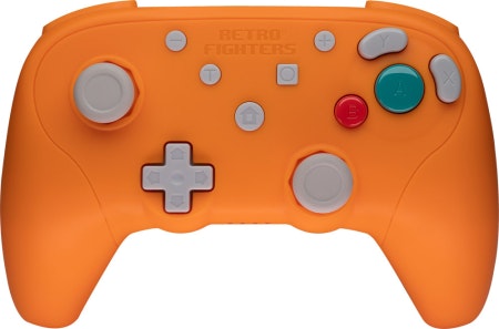 (Nytt) RetroFighters BattlerGC Wireless Controller Orange - Gamecube / Wii / Wii U