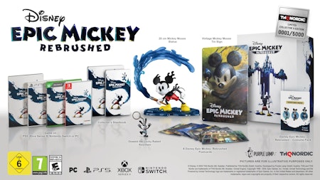 (Nytt) Epic Mickey Rebrushed: Limited Collectors Edition - Nintendo Switch