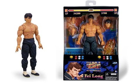 (Nytt) Ultra Street Fighter 2 Action Figure - Fei Long