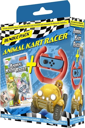 (Nytt) Animal Kart Racer Bundle Pack *Code in a box* - Nintendo Switch