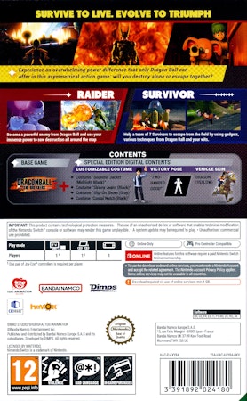 (Nytt) Dragon ball: The Breakers Special Edition (Code in a box) - Nintendo Switch