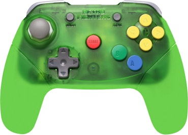 (Nytt) Retrofighters Brawler64 2.4 Ghz Wireless Gamepad Extreme Green - N64 Nintendo 64