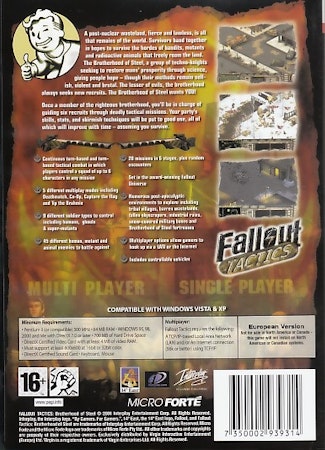 (Nytt) Fallout Tactics - PC